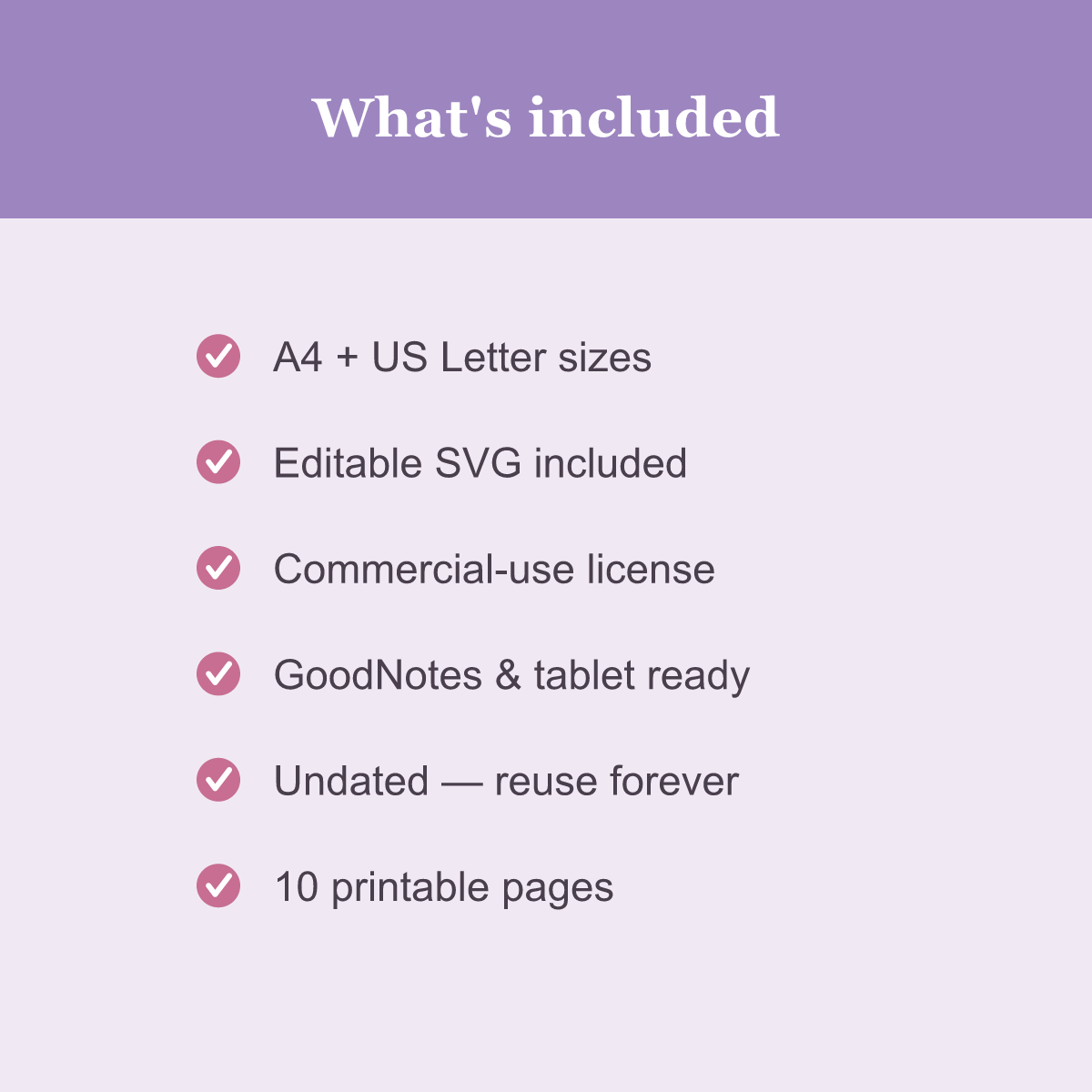 ADHD-Friendly Daily Planner — 10 Printable Pages (A4 + US Letter PDF + SVG) preview 5