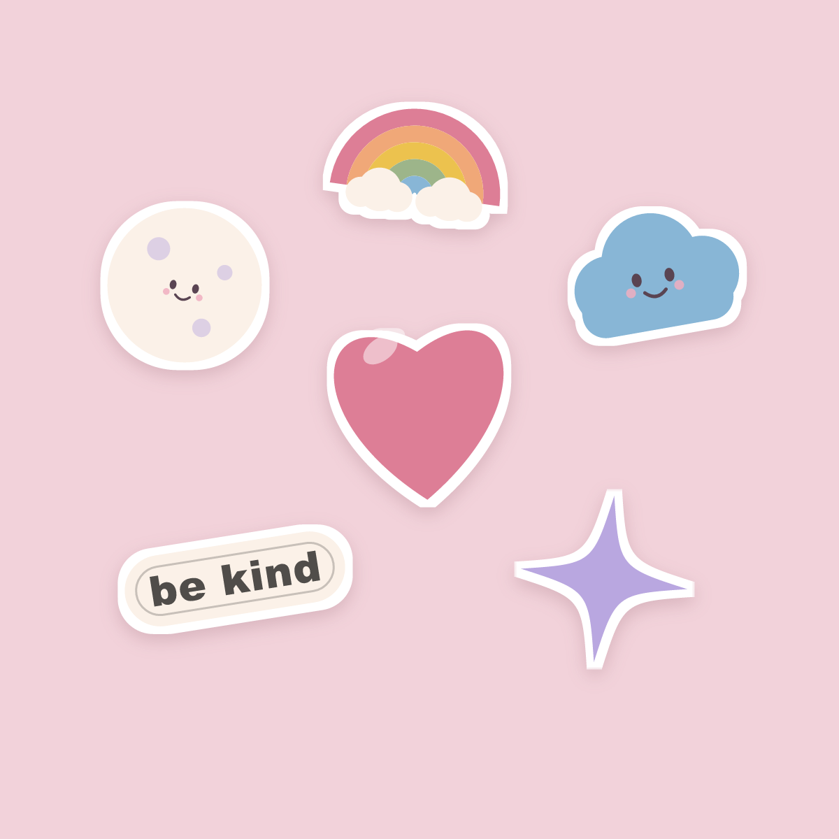 Affirmation Sticker Pack — 16 Die-Cut Self-Love & Positive Quote Stickers (PNG + SVG, Commercial Use) preview 2