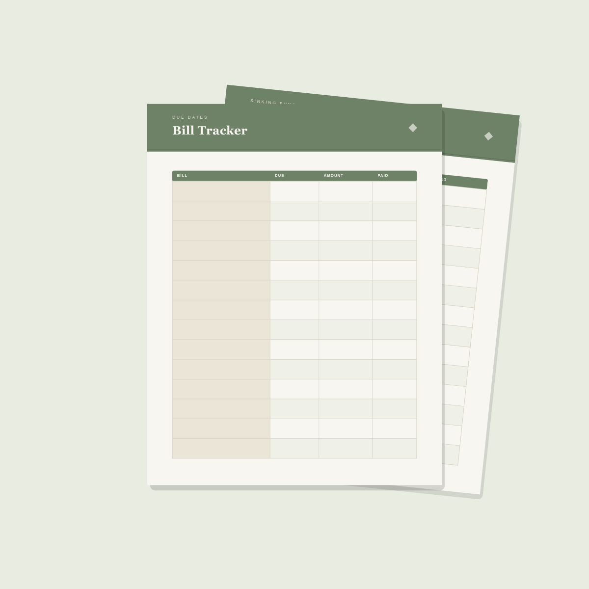 Budget & Finance Planner — 10 Printable Pages (A4 + US Letter PDF + SVG) preview 4