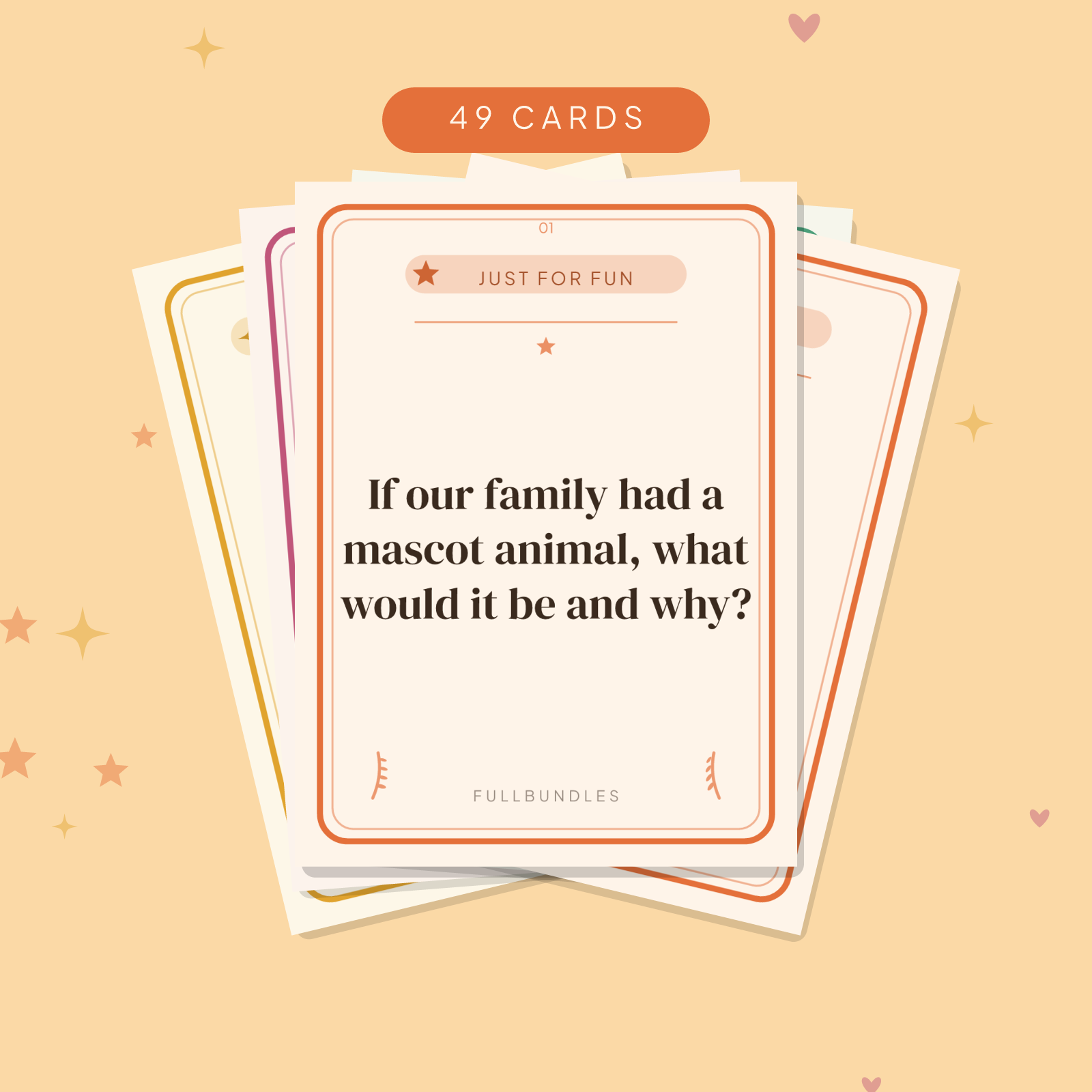 Family Dinner Conversation Cards — 49 Printable Table-Talk Prompts for Families & Kids
