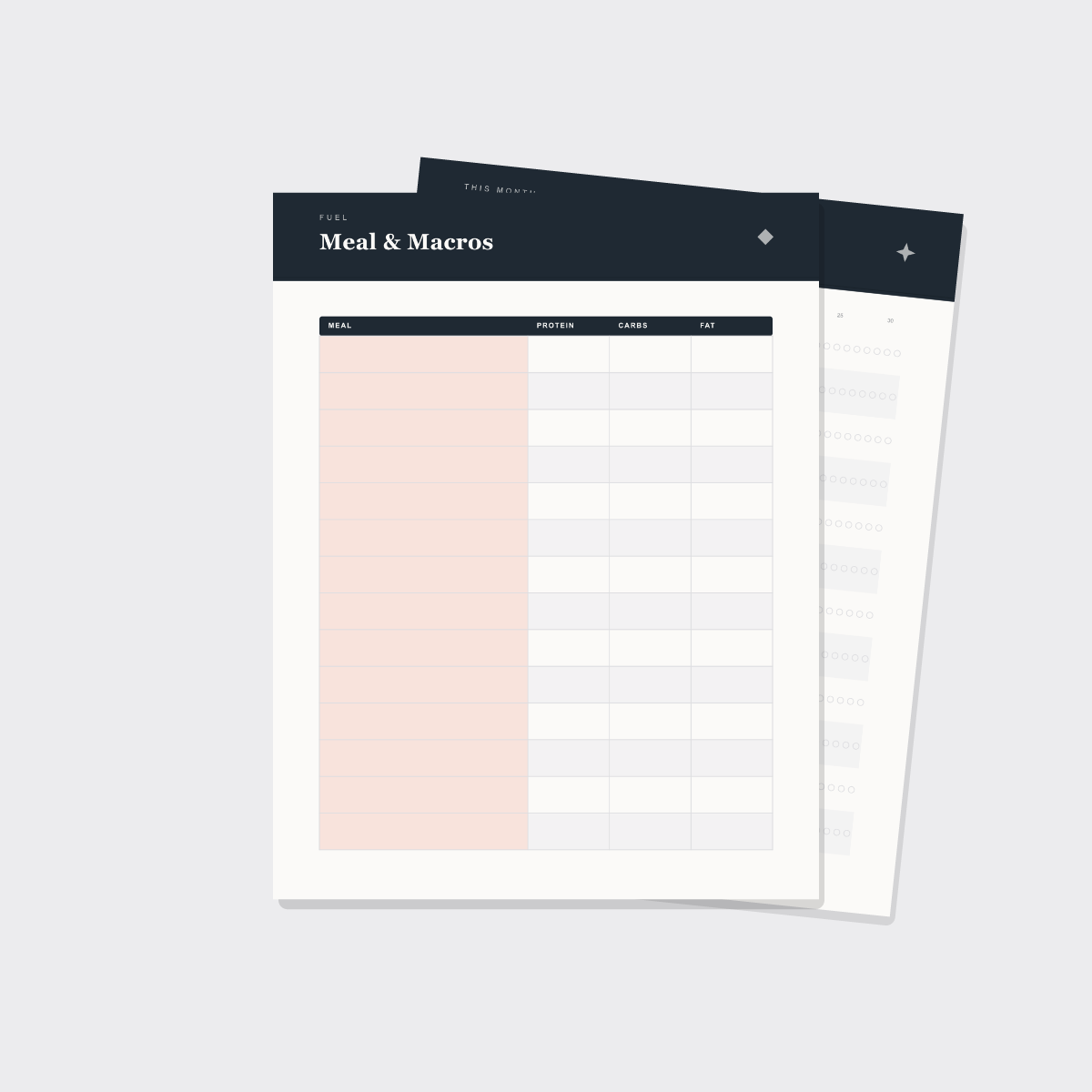 Fitness & Workout Planner — 10 Printable Pages (A4 + US Letter PDF + SVG) preview 4