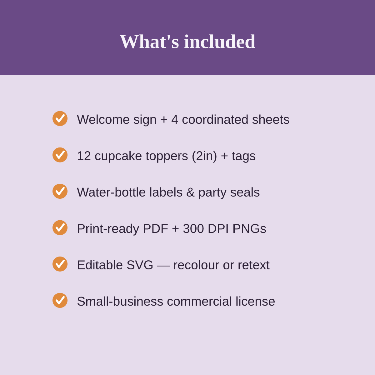 Halloween Party Printables Set — Cupcake Toppers, Favor Tags, Labels & Welcome Sign (Printable PDF + SVG) preview 5