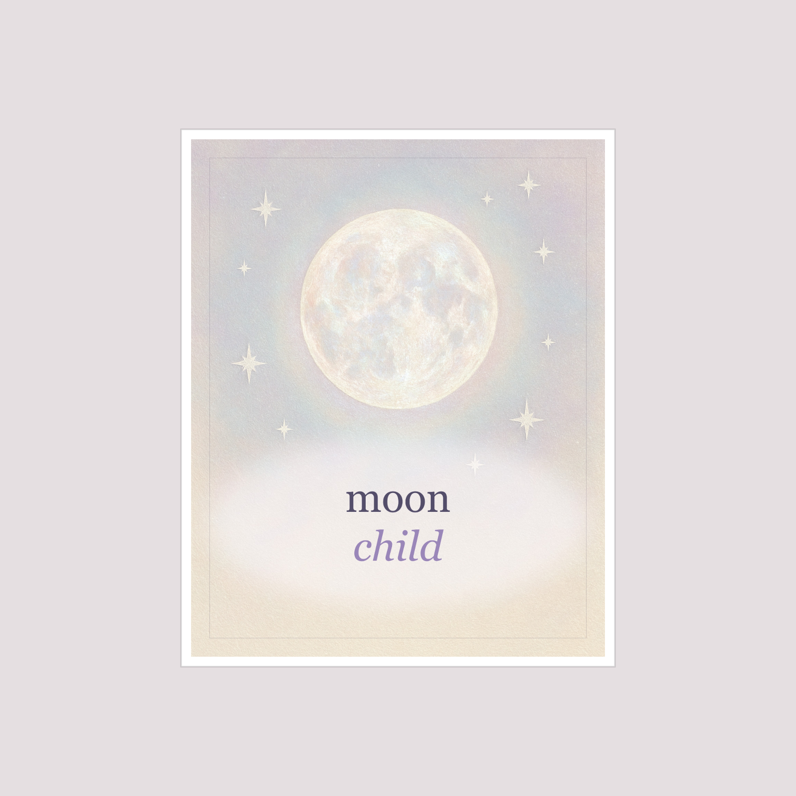 Opalescent Celestial Wall Art Set — 6 Printable Moon & Star Quote Prints (8x10, 11x14, 16x20 · PDF + JPG + SVG)